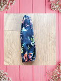 Batik Tie Dye-Baby bandana and Mama Scrunchie/Headband