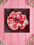 Love Hearts - Baby bandana and Mama Scrunchie